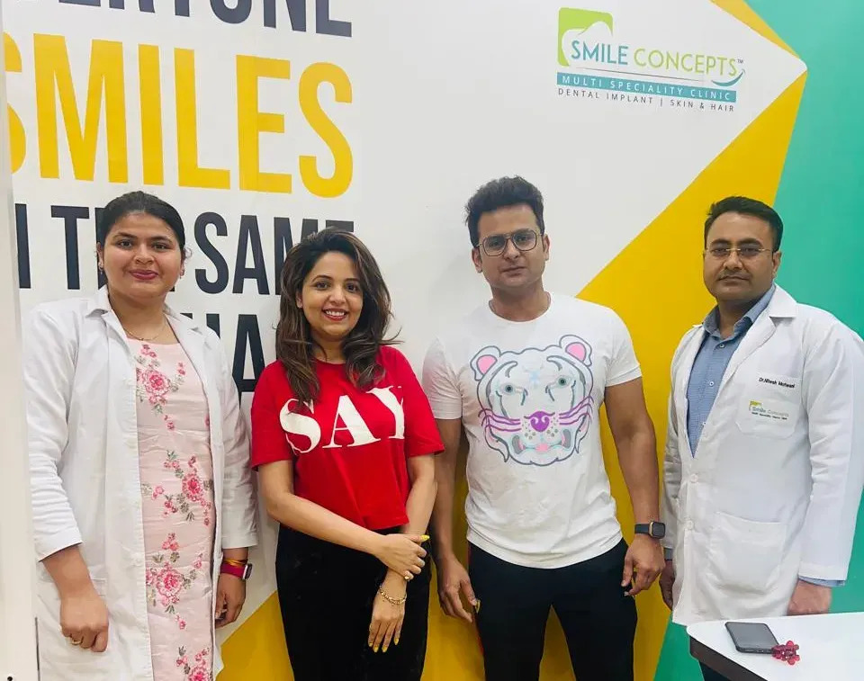 With Laughter Couple Dr Sanket Bhosale and Sugandha Mishra